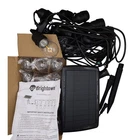 Brightown Solar Outdoor String Lights 34 Feet 15 Bulbs S14 30 Lumen 2700K Nib New. Price: $36.50.