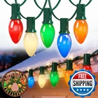 Pallerina C7 Led Christmas Lights 25FT Multicolor String Outdoo New. Price: $62.62.