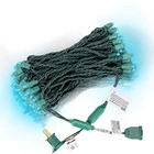100 Counts Aqua Led Christmas Lights 50FT 5MM Outd New. Price: $32.46.