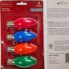 Celebrations 7 Watt Bulbs Pack Of 4 Indoor Outdoor Multicolored Ceramic C9 New. Price: $12.00.