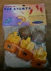 Vintage Light String Set Hamburgers And Fries Primal Lite 10 Blow Mold New. Price: $19.99.