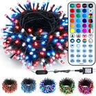 Brizled Christmas String Lights, 33FT 100 Color Changing Lights... New. Price: $34.83.