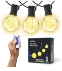 Outdoor String Lights, Led G40 Patio 49FT, Waterproof Party/fairy New. Price: $19.99.