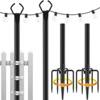 Mutovlin 2 Pack String POLES,10 Ft For Outside Light... New. Price: $32.27.