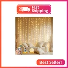 Holits Fairy Curtain Lights Upgraded Tangle-free Warm White Usb Plug 8 Modes New. Price: $18.26.