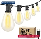 Larkvue 25FT Led Outdoor String Lights, 10+1 Edison S11 Dimmable Bulb Waterproof New. Price: $15.61.