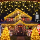 670 Led 66FT Christmas Lights With 148 Drops, 12 Modes Dimmable Warm White Ou... New. Price: $58.17.