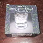 Lumabase Battery Operated Round Led Light 69701 - Open Box. Price: $7.99.