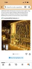 Jmexsuss 300 Led Remote Control Christmas Curtain Lights, Plug Fairy New. Price: $14.95.