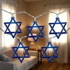 Northlight Star Of David Hanukkah - White Led 5' Clear Wire 10CT New. Price: $19.49.