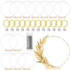 12-PACK 18" Floral Hoop Wreath Kit W/ Led Lights, Holders & Wire For Diy Crafts New. Price: $69.52.