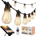 Solar String Lights 48FT Outdoor Waterproof Led Remote Control Brightech Color New. Price: $114.99.