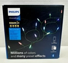 150CT Philips Chromabright Color Mini String Lights Appcontrolled Indoor New. Price: $54.99.