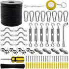 Safby String Light Hanging Kit -outdoor 200 Ft Nylon Coated Stainless Steel O... New. Price: $51.75.