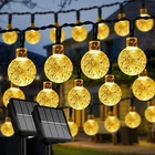 Flechllary 2-PACK 100 Led Solar String Lights For Outsdie 46FT Crystal Globe New. Price: $27.22.