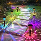 Solar Pathway Lights Outdoor Waterproof 12 Pack Color Changing Garden For New. Price: $60.10.
