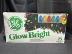 Vintage Christmas Glow Bright 25 Light Set W/original Box Tested Used. Price: $44.99.