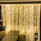 Vigdur Led Curtain String Lights, 2 Packs 8FT Window Fairy For Bedroom New. Price: $29.88.