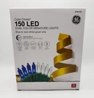 Ge Color Choice 150 Count Led 49.6-FT Multi-function Changing Lights New. Price: $38.24.