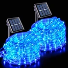 Jmexsuss 2 100 Led Solar Rope Lights, IP65 Pack, Blue New. Price: $32.25.