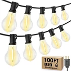 100FT Led Outdoor String Lights, Waterproof Patio With 32 Shatterproof... New. Price: $31.73.
