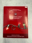 Wondershop 100 Led Mini String Lights Red Green Clear Xmas Decor New. Price: $10.99.