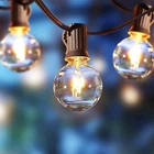 Better Homes &gardens 20-COUNT Clear Glass Globe G40 Bulbs Outdoor String Lights New. Price: $13.30.