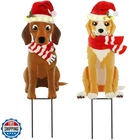 Soaoo Pack Solar Christmas Outdoor Decorations 27 Light Dog Metal New. Price: $44.99.