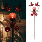 Vcuteka Cardinal Solar Lights Outdoor Metal Garden Stake Waterproof Crackle G... New. Price: $48.89.