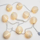 Sunsgne 8.5FT Cute White Lantern String Lights, 10 Mini Led Oriental New. Price: $24.53.