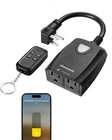 Dewenwils Wi-fi Matter Smart Dimmer Plug, Remote Control, 2 Grounded Outlets New. Price: $29.99.