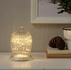 Ikea Strala Dome Shaped Table Decoration Lamp Battery Operated 7" New. Price: $30.70.