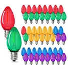 Yimilite C7 Christmas Led Light Bulb, Multicolor Replacement Night Bulb... New. Price: $35.11.