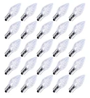 Brightown 100 Pack C7 Led Replacement Christmas Light Bulbs E12 Pure White New. Price: $87.12.