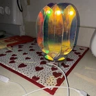 Multicolor Led Usb Table Lamp Changing Modern Round Shade Novelty. Working Used. Price: $20.00.