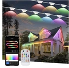 Wothfav Permanent Outdoor Lights, 100FT With 75 Led Eaves Smart Rgb Open. Price: $65.00.