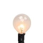 Northlight 10-COUNT Clear G50 Globe Lights On Black Wire New. Price: $31.49.