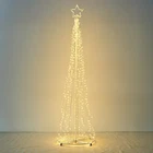 Apluschoice 9FT Solar Christmas Cone Tree Light 8 Modes Outdoor Decor Warm White New. Price: $119.90.