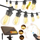 Stright 55FT Solar String Lights Outside Waterproof Remote Control With Usb C... New. Price: $40.16.