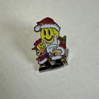 Walmart Smiley Santa Claus Christmas Holiday Lapel Hat Pin Used. Price: $9.99.