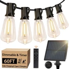 Bosceos Solar Outdoor String Lights Waterproof, 60FT Powered New. Price: $61.65.