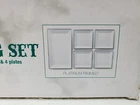 Ulta Platinum Rimmed Serving Set Pieces 1 Tray Plates (DNT0424F FF5) New. Price: $29.95.