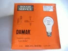 Lot Of Damar 150A21RS 130V Frost 150W 120V 410C Rough Service Bulbs #816 New. Price: $20.00.