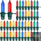 60 Count Christmas Replacement Mini Bulbs With Base Tree Lights New. Price: $15.50.