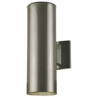 Westinghouse 2-LIGHT Polished Graphite On Steel Cylinder Outdoor Wall Lantern New. Price: $55.99.
