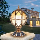 Solar Post Cap Light Victorian Globe Outdoor Waterproof Fence Pillar Lamps So... New. Price: $240.84.