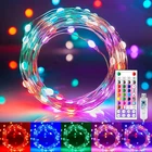 Minetom Fairy Lights Color Changing - 33FT 100 Led String With Remote, 16 New. Price: $26.99.