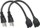 Sparking 2 Pack Short Power Extension Cord Cable Ft Outlet Saver Sjt 16 Awg New. Price: $9.00.