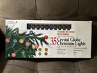 35 Crystal Globe Christmas Multicolor G20 Lights 17FT Indoor/outdoor New. Price: $24.99.
