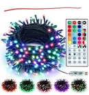 Brizlabs Rgb Led Color Changing String Lights / Party With Remote - 33FT New. Price: $19.99.
